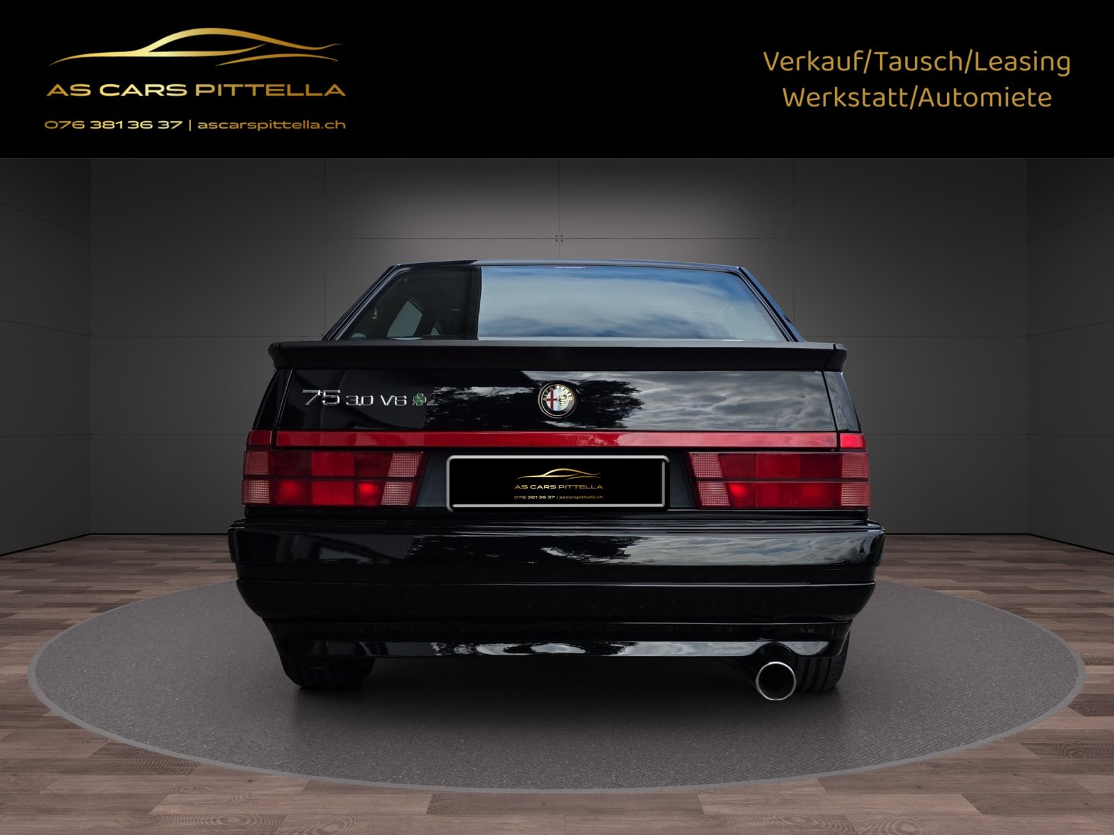 ALFA ROMEO 75 3.0 V6 Q4 Verde 192PS, Essence, Occasion / Utilisé, Manuelle - 6