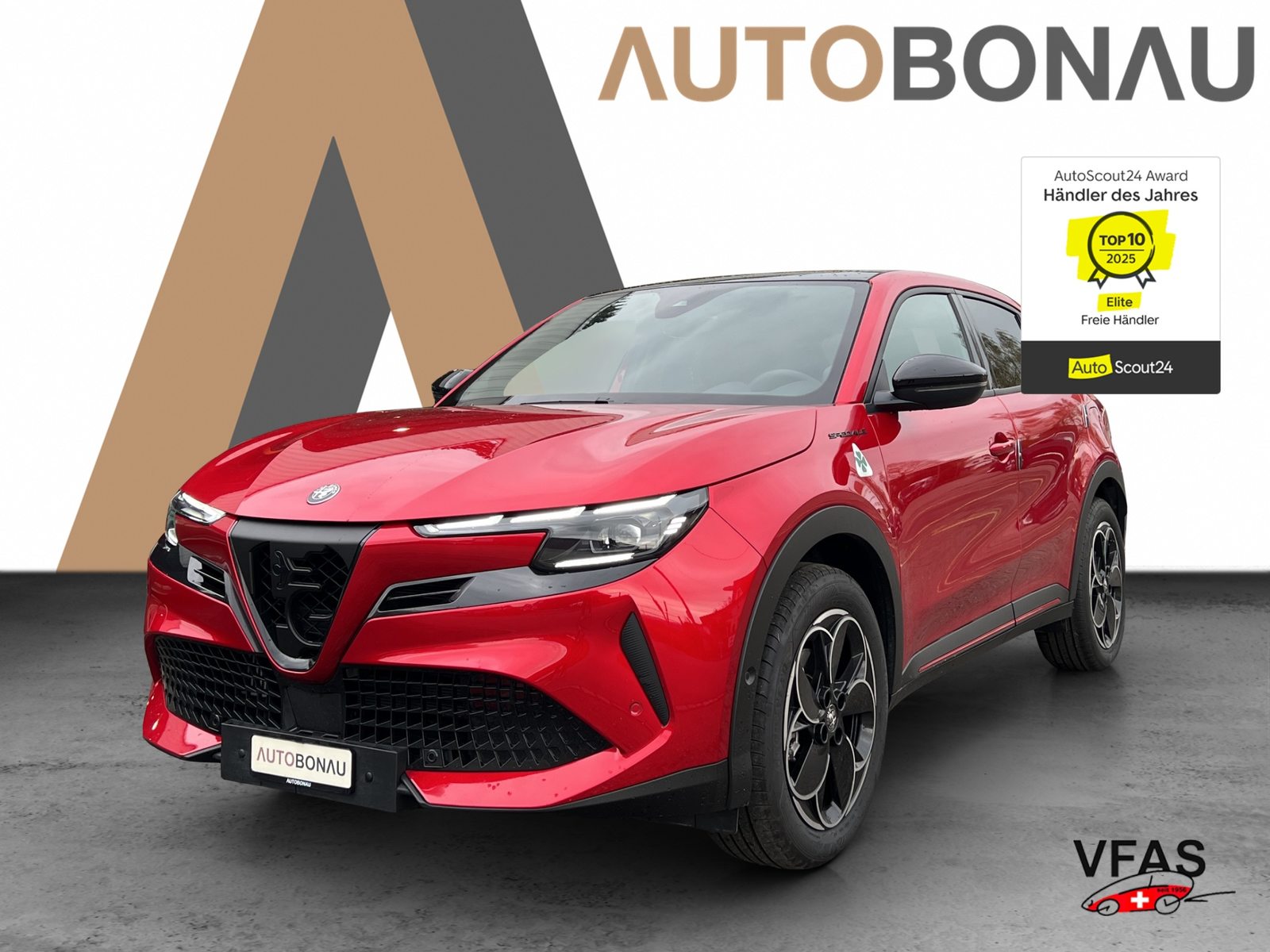 ALFA ROMEO Junior 1.2 Ibrida Speciale Tech Sky Rosso Brera