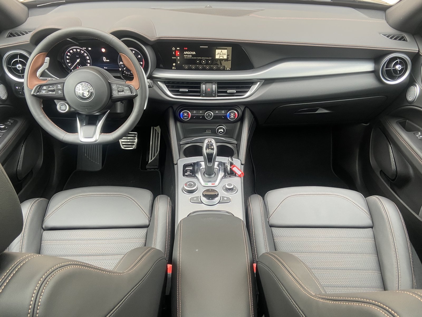 ALFA ROMEO Stelvio 2.0 Edizione Carbone Intensa Sky Q4 AT8, Benzina, Auto nuove, Automatico - 6