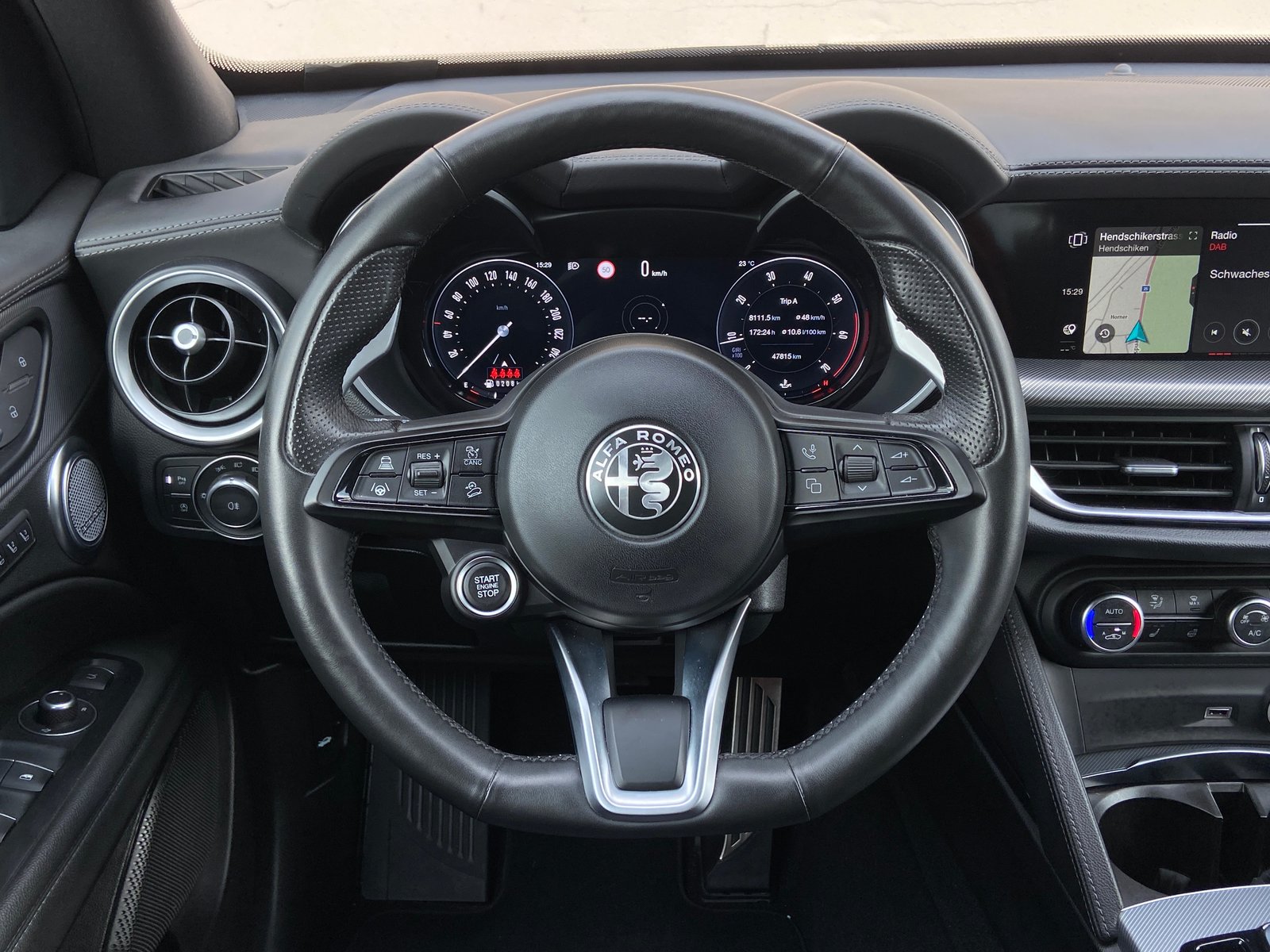 ALFA ROMEO Stelvio 2.0 Veloce Pack Premium Sky Q4 AT8, Benzina, Occasioni / Usate, Automatico - 7