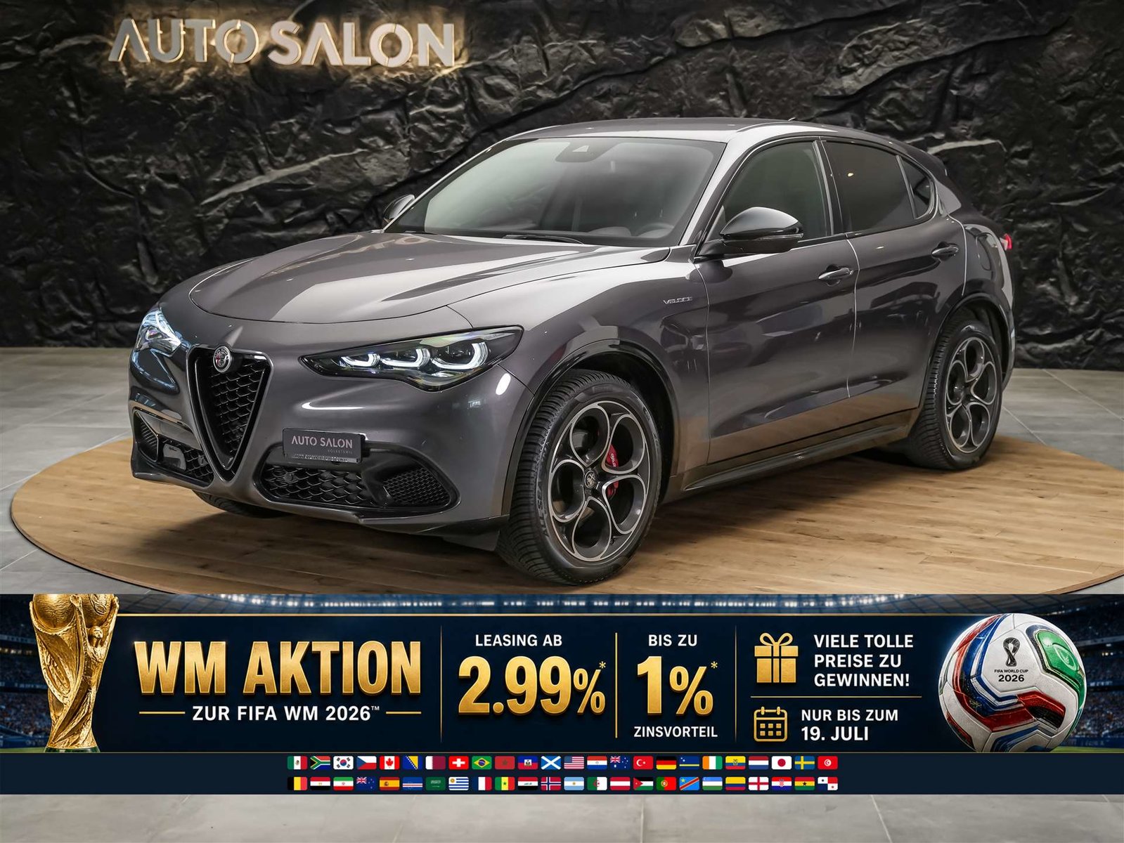 ALFA ROMEO Stelvio 2.2 D Q4 210 Veloce *Abstandsregler*El. S