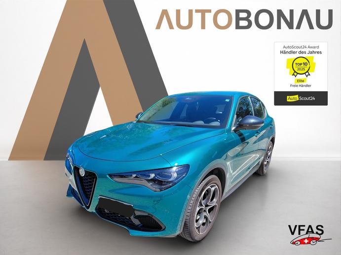 ALFA ROMEO Stelvio 2.0 MA 280 Sprint Q4 Verde Montreal, Benzin, Occasion / Gebraucht, Automatik