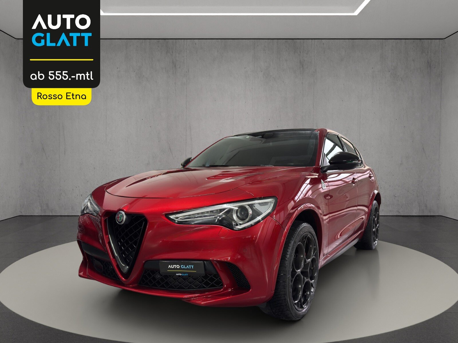 ALFA ROMEO Stelvio 2.9 V6 Quadrifoglio Sky 21 Zoll Q4 Panodach-ADAS Pa