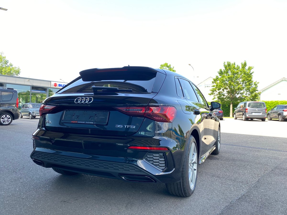 AUDI A3 Sportback 35 TFSI S line, Hybride Léger Essence/Électricité, Occasion / Utilisé, Automatique - 3