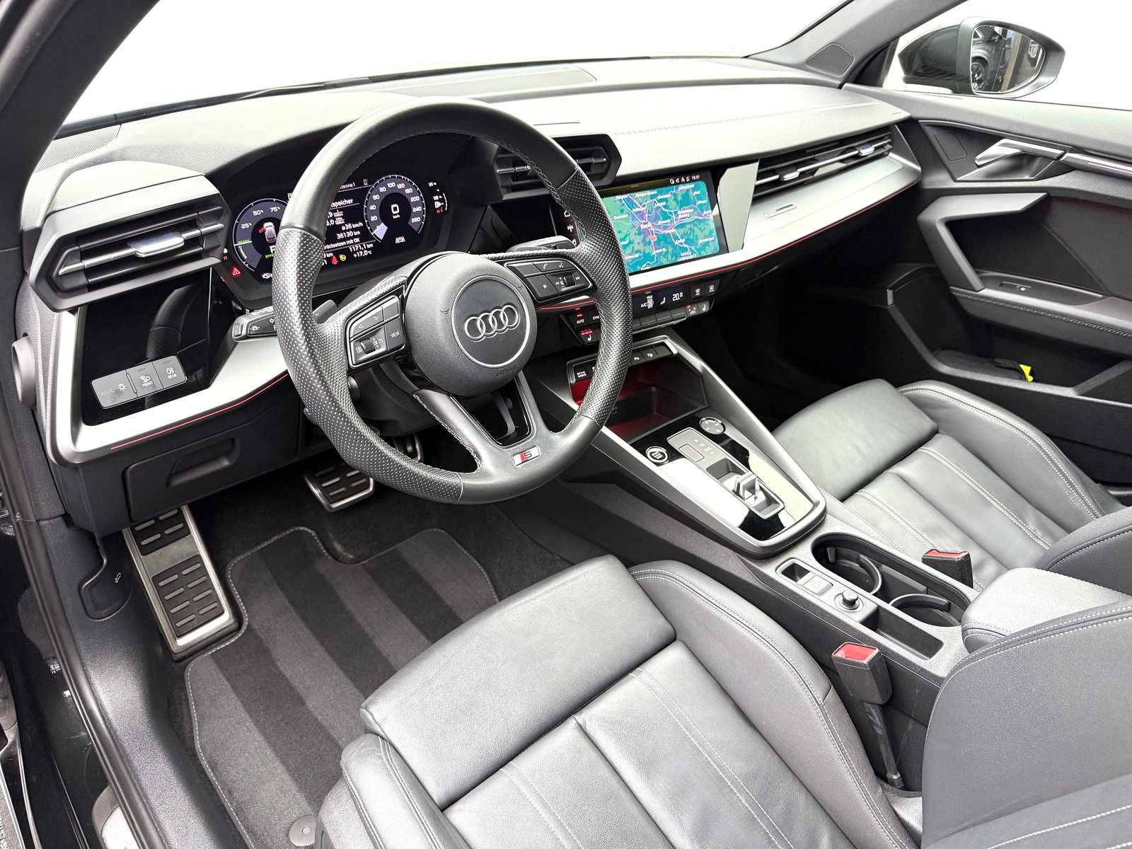 AUDI A3 Sportback 45 TFSI e S line S-tronic VOLL LEDER, Plug-in-Hybrid Benzin/Elektro, Occasion / Gebraucht, Automatik - 7