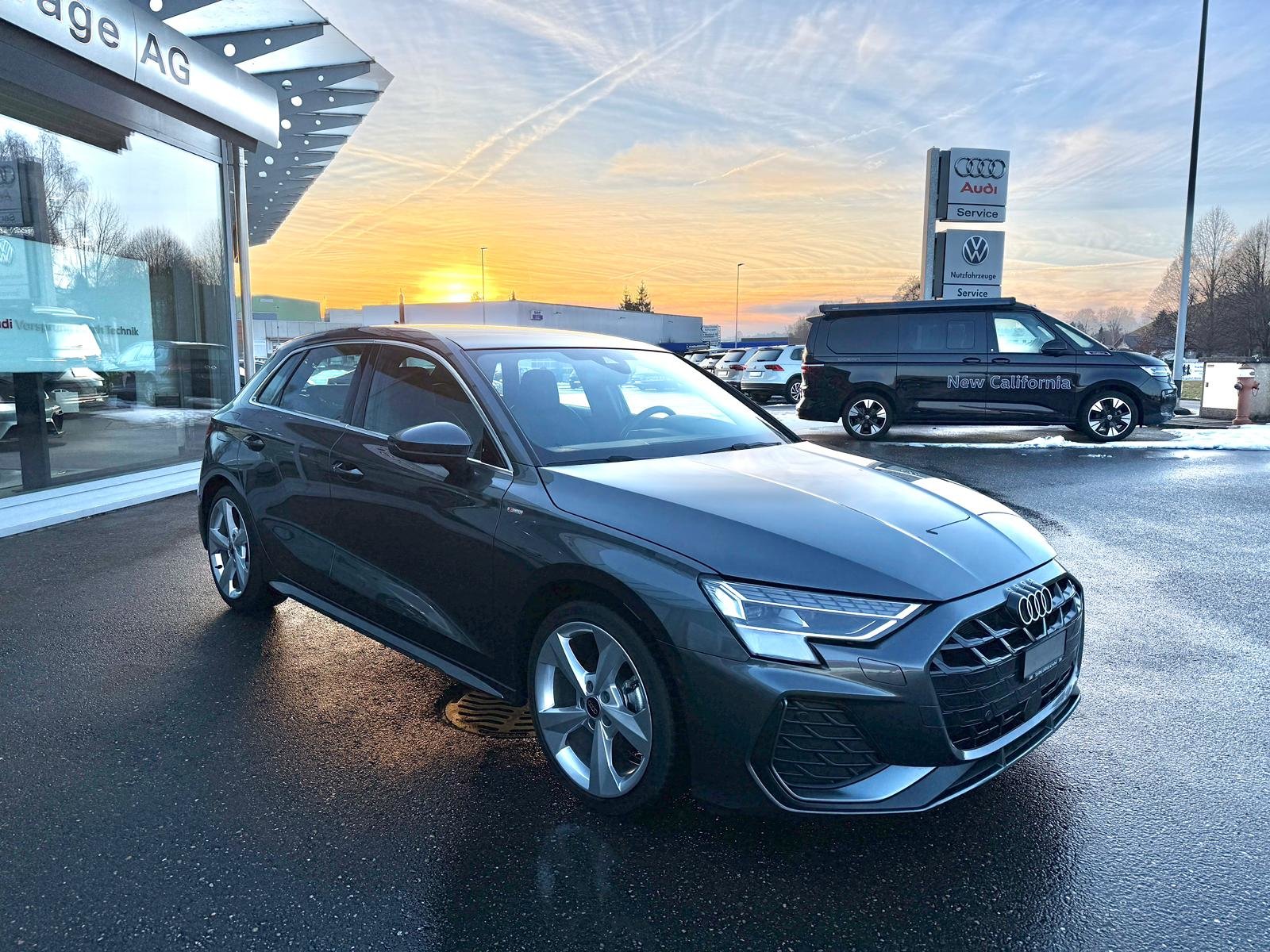 AUDI A3 Sportback 35 TFSI S line S-tronic, Mild-Hybrid Benzin/Elektro, Occasion / Gebraucht, Automatik - 7