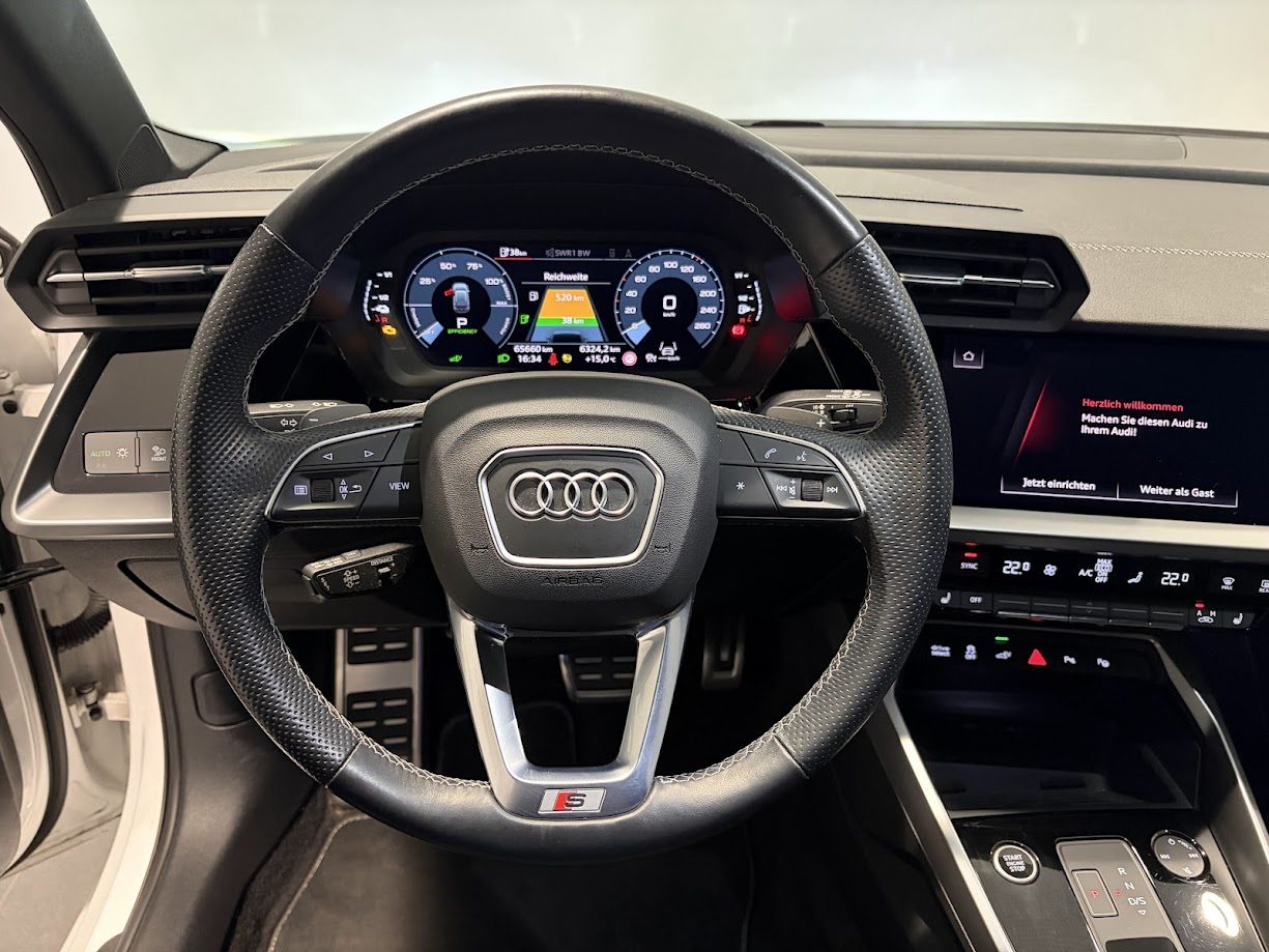 AUDI A3 Sportback 40 TFSI e S line, Hybride Intégral Essence/Électricité, Occasion / Utilisé, Automatique - 6