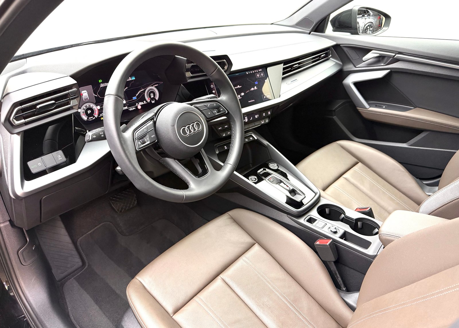 AUDI A3 Sportback 35 TFSI advanced S-tronic KOMPLETT LEDER, Hybride Leggero Benzina/Elettrica, Occasioni / Usate, Automatico - 7