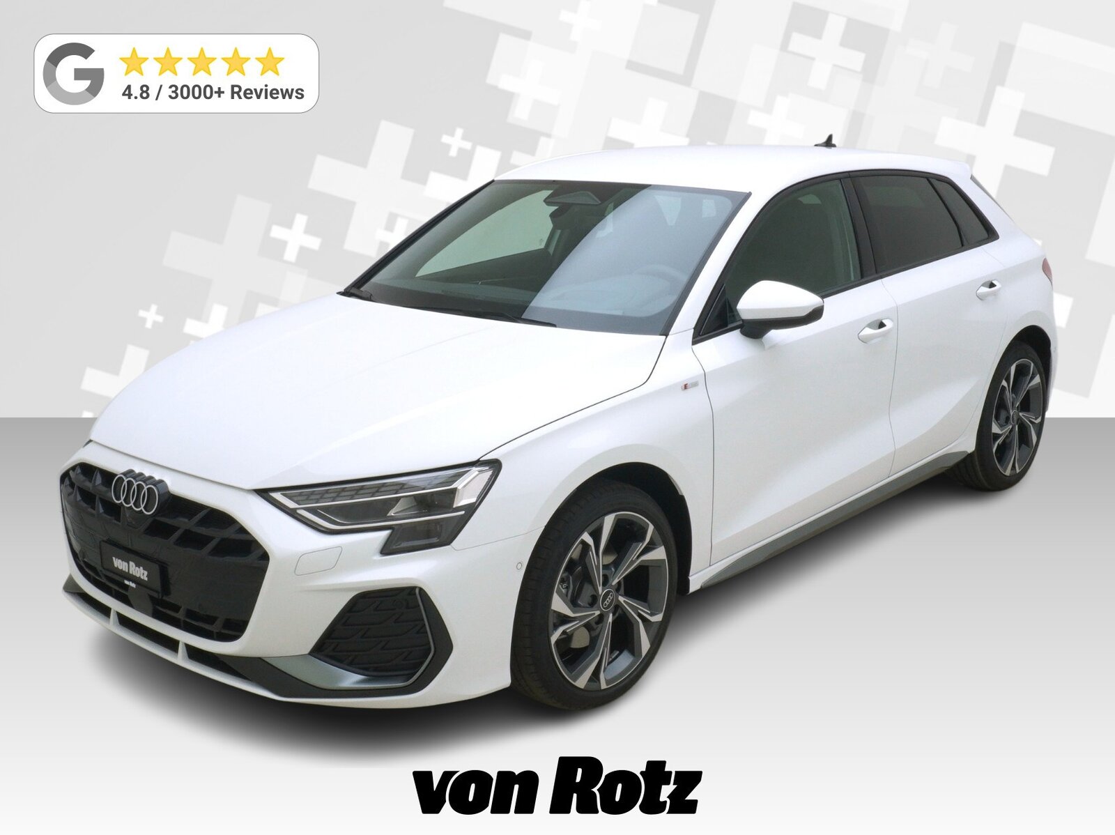 AUDI A3 Sportback 2.0 40 TFSI S Line quattro S-Tronic, Mild-Hybrid Petrol/Electric, Ex-demonstrator, Automatic