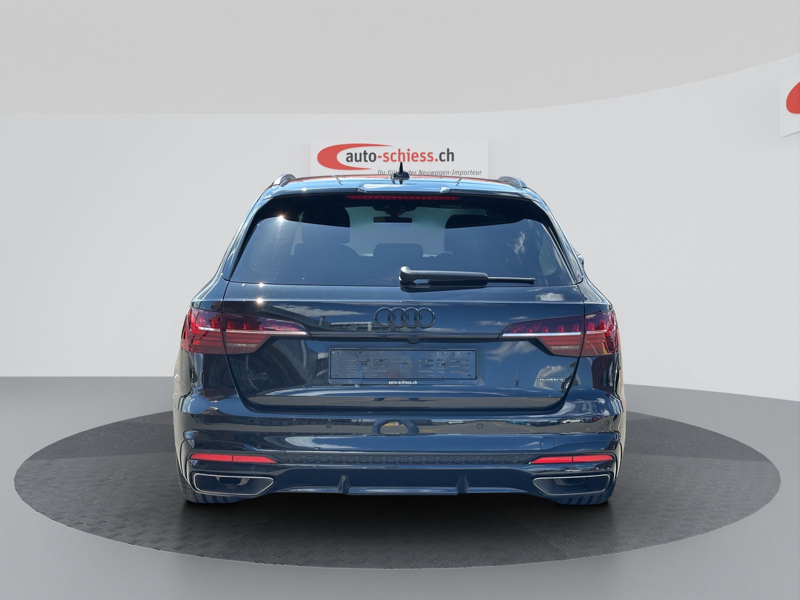 AUDI A4 Avant 40 TFSI S line quattro Schwarz Plus S-tronic, Mild-Hybrid Benzin/Elektro, Occasion / Gebraucht, Automatik - 4