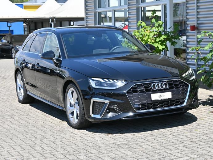 AUDI A4 Avant 40 TFSI S line S-tronic quattro + AHK 1700kg, Hybride Léger Essence/Électricité, Occasion / Utilisé, Automatique