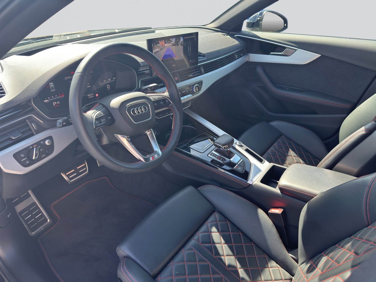 AUDI A4 40 TDI S line S-tronic Black, Mild-Hybrid Diesel/Elektro, Occasion / Gebraucht, Automatik - 7