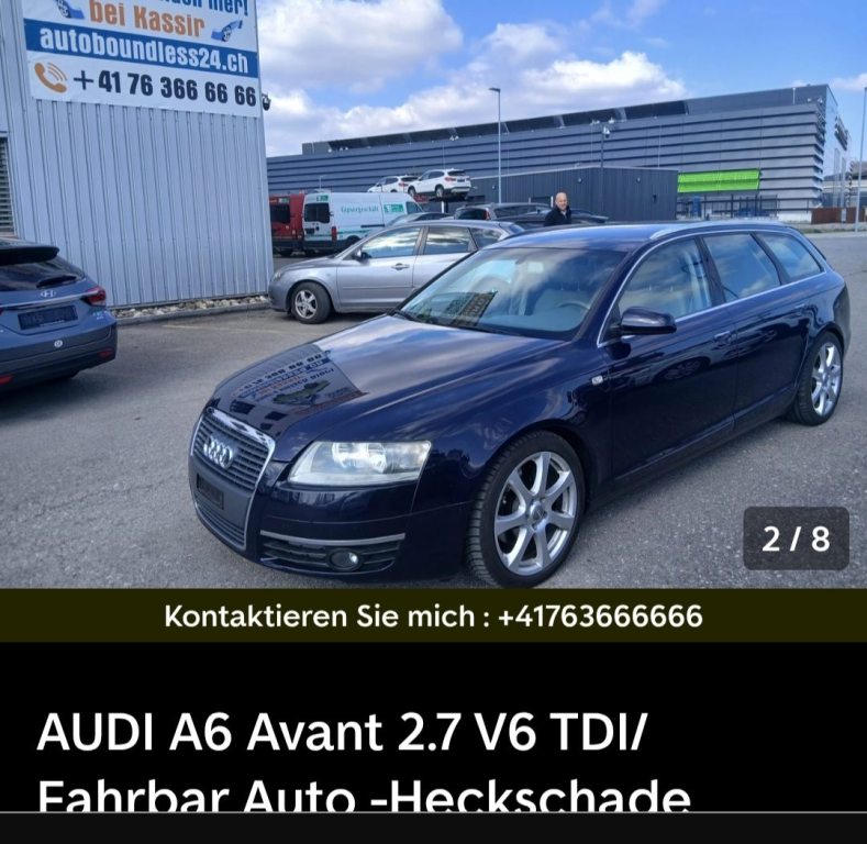AUDI A6 2.7 V6 TDI, Diesel, Occasion / Gebraucht, Handschaltung - 2