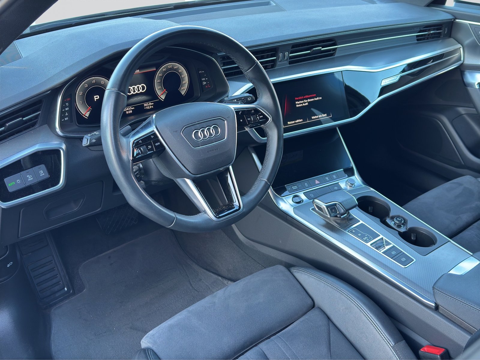 AUDI A6 Avant 45 TFSI S line quattro Schwarz Optik, Hybride Leggero Benzina/Elettrica, Occasioni / Usate, Automatico - 7
