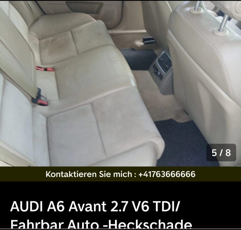 AUDI A6 2.7 V6 TDI, Diesel, Occasion / Gebraucht, Handschaltung - 6