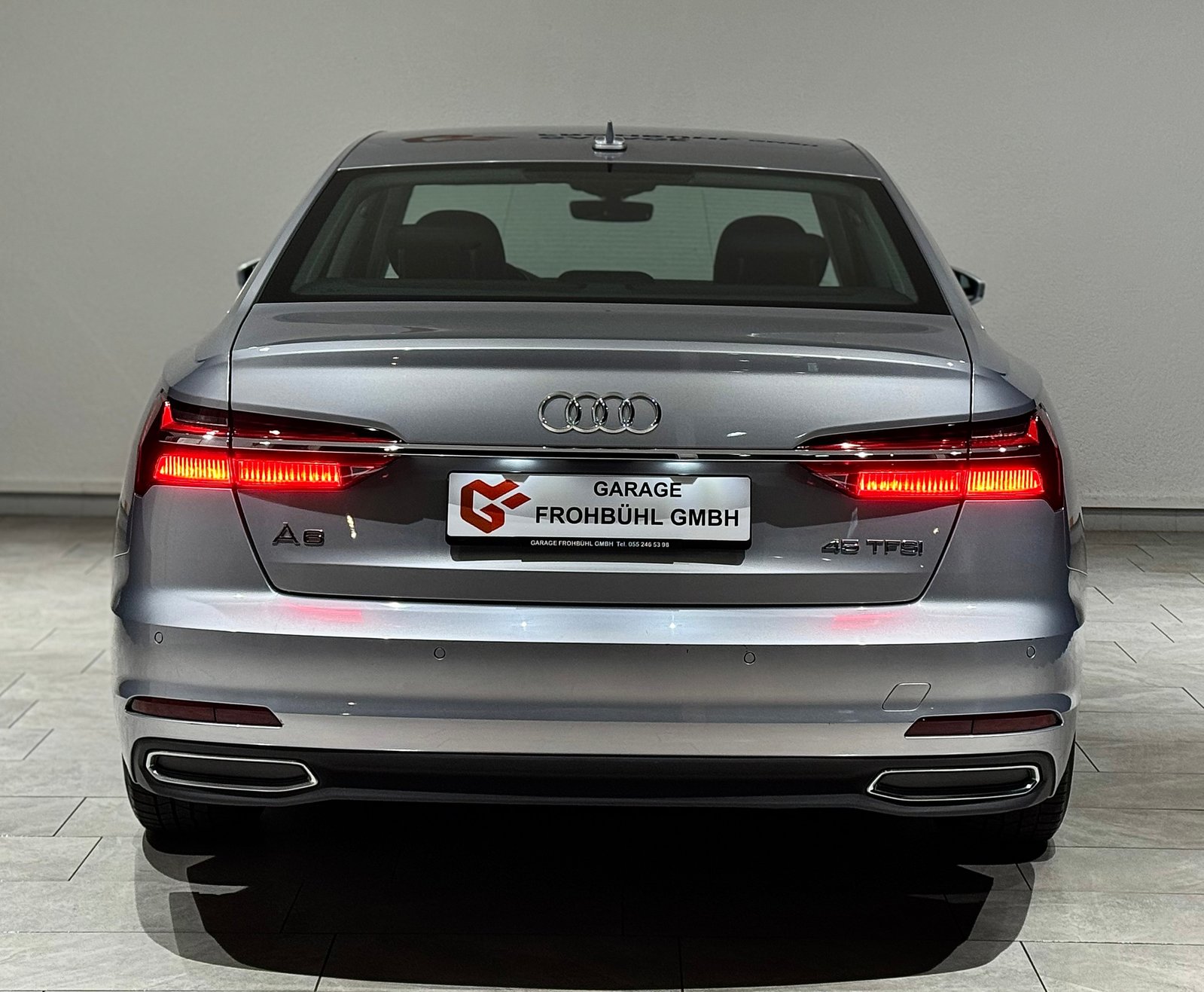AUDI A6 Limousine 45 TFSI Design S-tronic 1.Hand CH, Mild-Hybrid Petrol/Electric, Second hand / Used, Automatic - 6