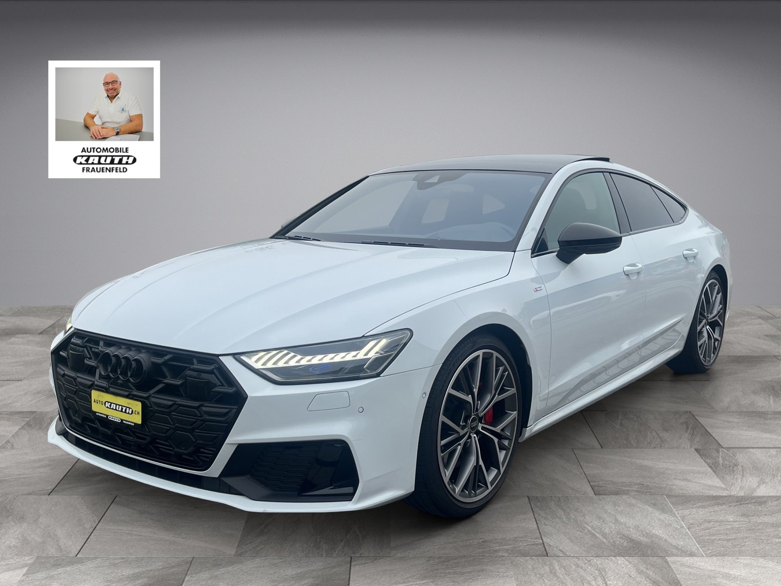 AUDI A7 Sportback 55 TFSI quattro S-tronic*Luftfederung,Panodach,, Hybride Léger Essence/Électricité, Occasion / Utilisé, Automatique