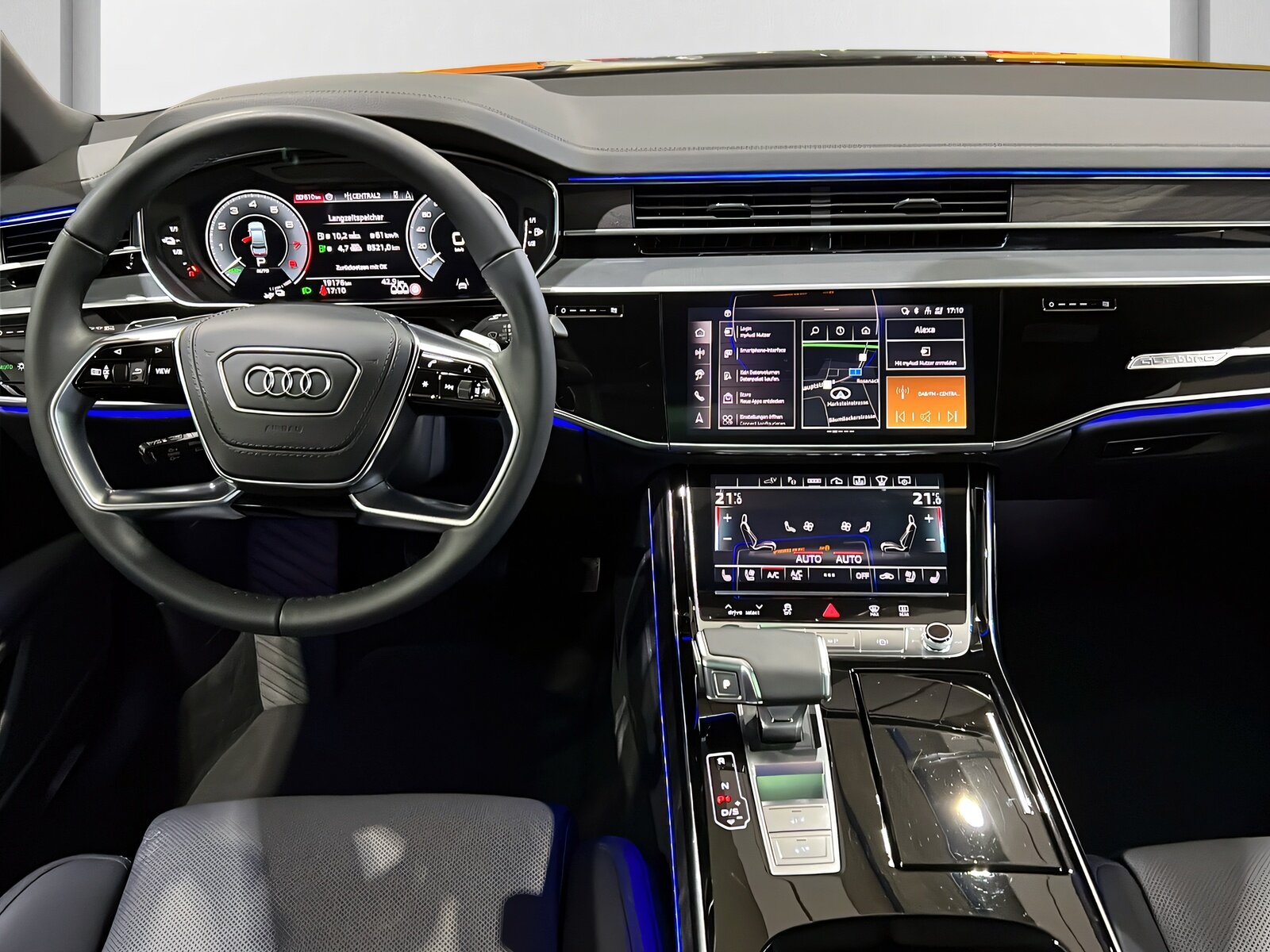 AUDI A8 60 TFSI e qu S-Line**5-Jahre Garantie,S-Sportsitze,Matri, Hybride Rechargeable Essence/Électricité, Occasion / Utilisé, Automatique - 7