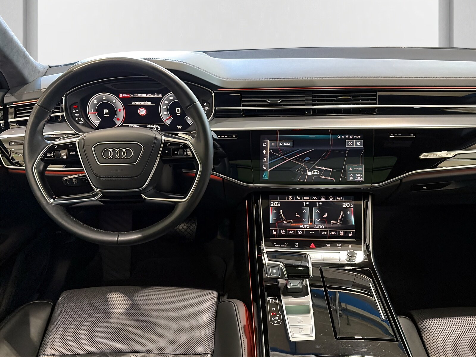AUDI A8 50 L TDI qu.**Werksgarantie,S-Sportsitze,STANDH,Li-Motio, Hybride Léger Diesel/Électricité, Occasion / Utilisé, Automatique - 7