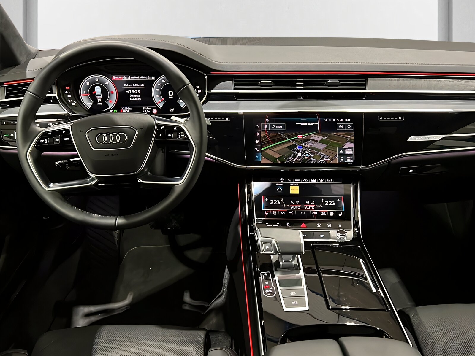 AUDI A8 50 TDI qu**AHK,S-Sportsitze,5-Jahre Werksgarantie,Optikp, Hybride Léger Diesel/Électricité, Occasion / Utilisé, Automatique - 6