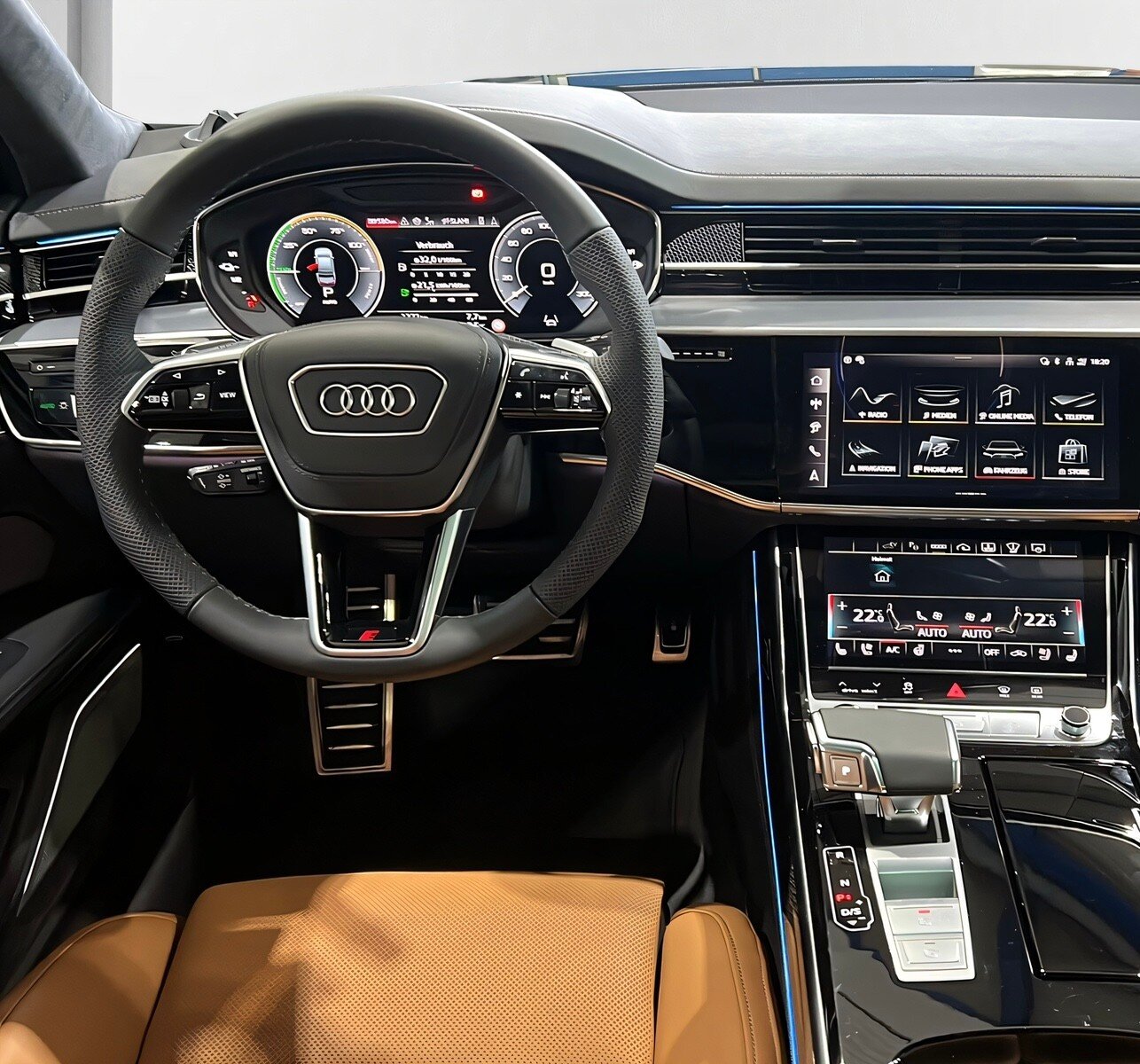 AUDI A8 60 L TFSI e qu**S-Sportsitze,Panodach,5-Jahre Garantie,M, Hybride Rechargeable Essence/Électricité, Occasion / Utilisé, Automatique - 7