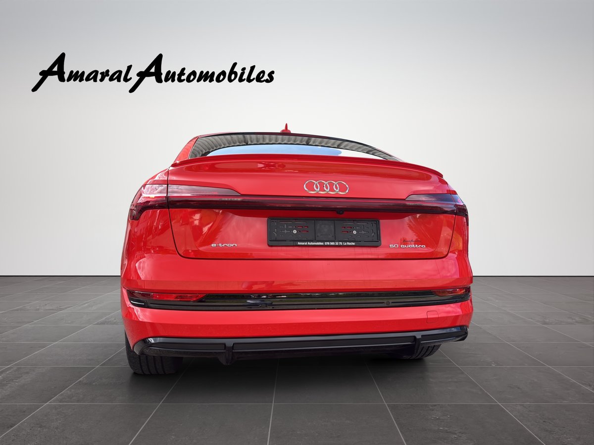 AUDI e-tron 50 Sportback S Line quattro, Électrique, Occasion / Utilisé, Automatique - 5