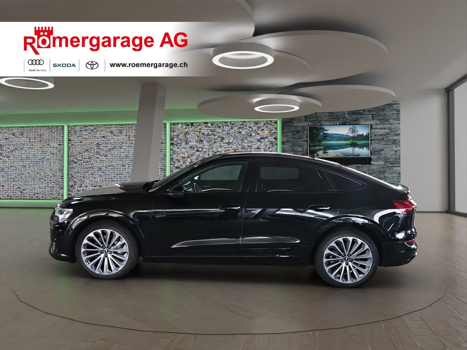 AUDI e-tron 55 Sportback Advanced Black Edition quattro, Electric, Second hand / Used, Automatic - 2