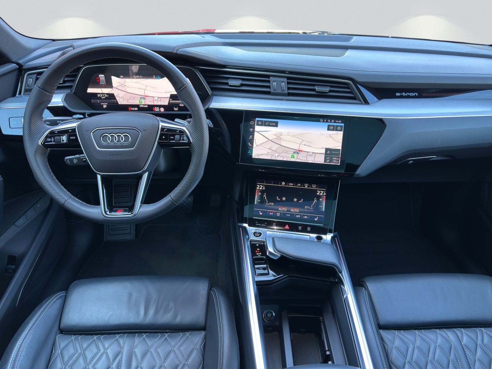 AUDI e-tron 55 S line Black Edition, Electric, Second hand / Used, Automatic - 7