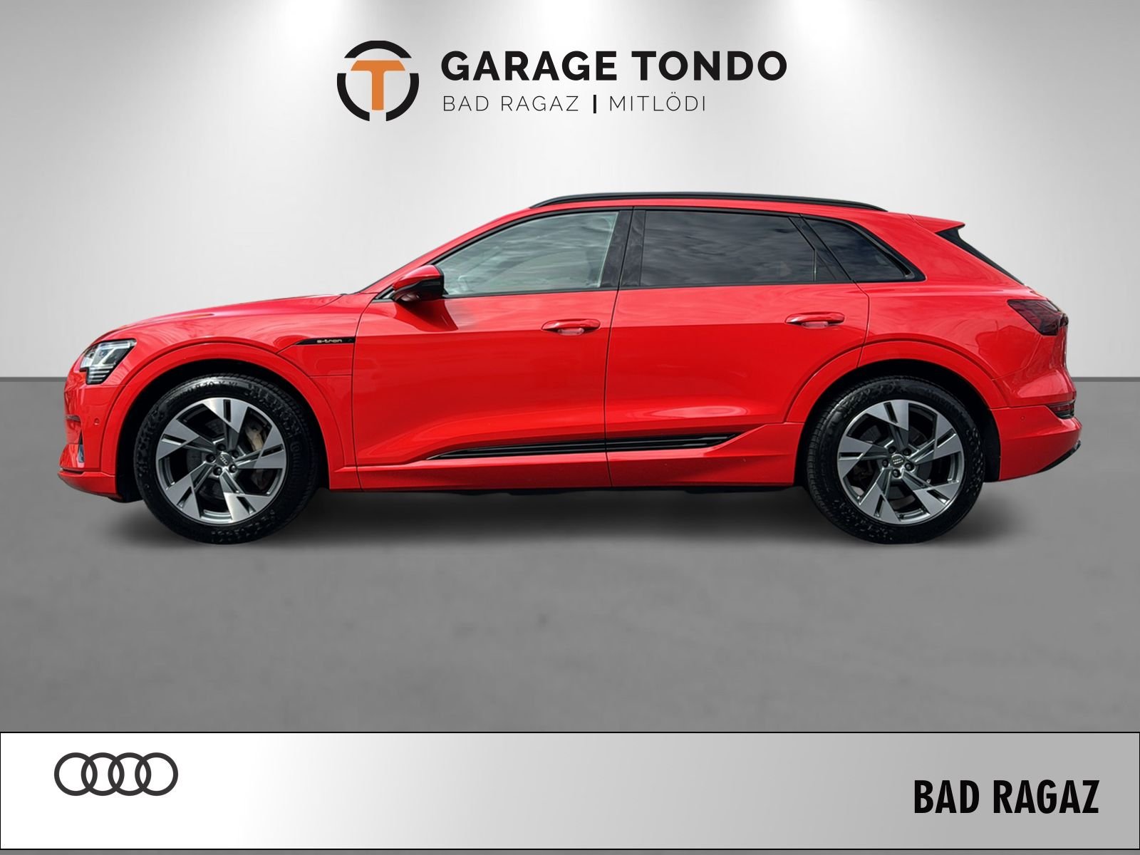 AUDI e-tron (Rot) 55 Advanced quattro, Electric, Second hand / Used, Automatic - 3