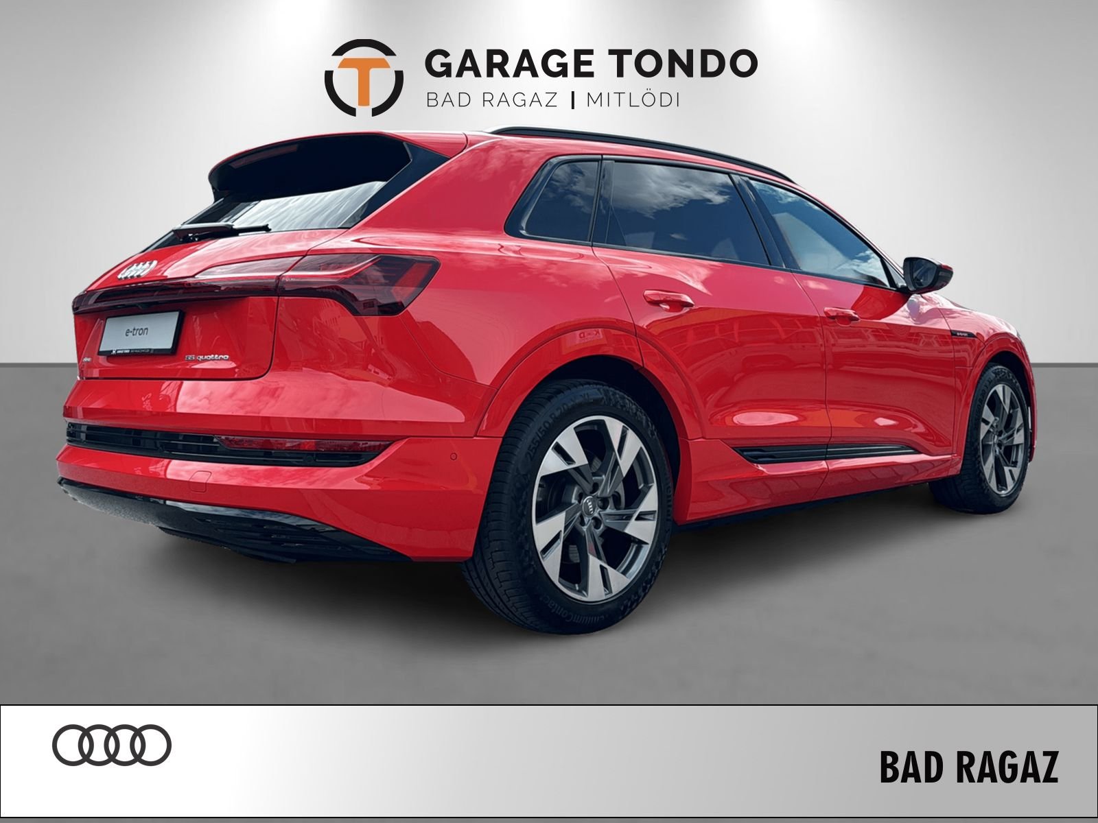 AUDI e-tron (Rot) 55 Advanced quattro, Electric, Second hand / Used, Automatic - 4