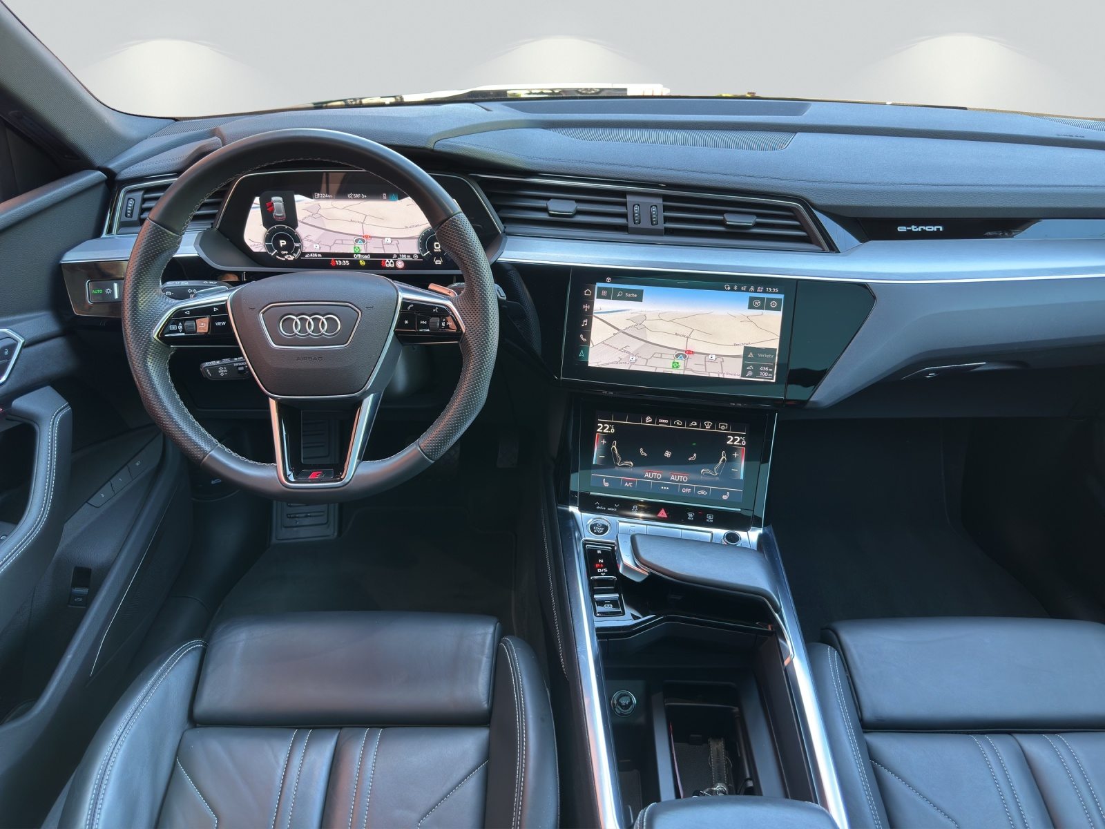 AUDI e-tron 55 S line Black Edition, Electric, Second hand / Used, Automatic - 7