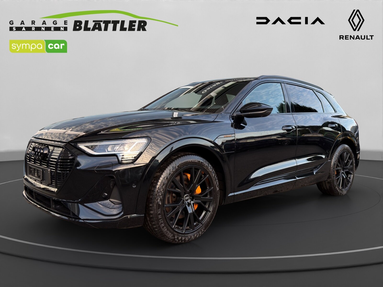 AUDI e-tron 55 S Line Black Edition quattro, Elektro, Occasion / Gebraucht, Automatik - 2