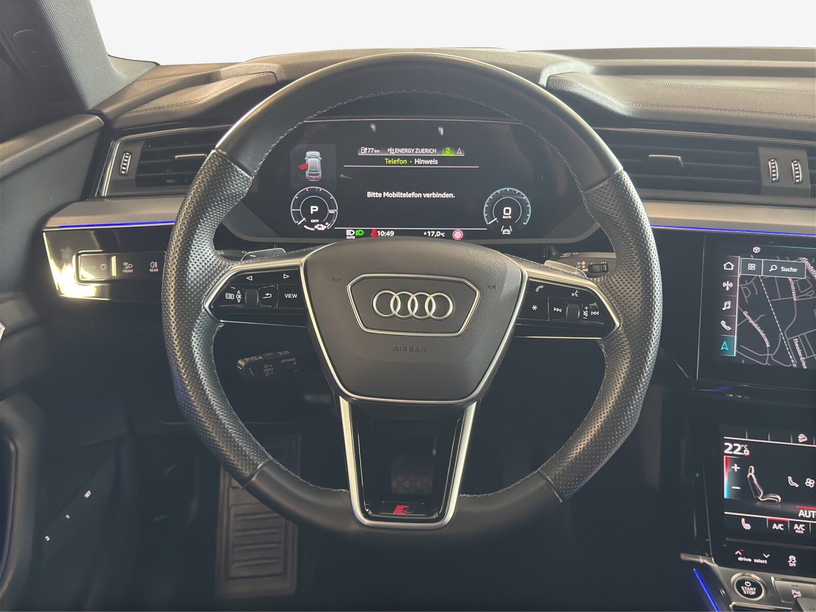 AUDI e-tron Sportback 55 S line Black Edition, Elektro, Occasion / Gebraucht, Automatik - 7