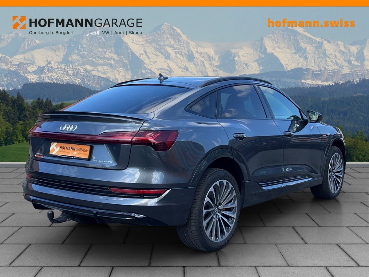 AUDI e-tron 55 Sportback S Line quattro, Électrique, Occasion / Utilisé, Automatique - 5