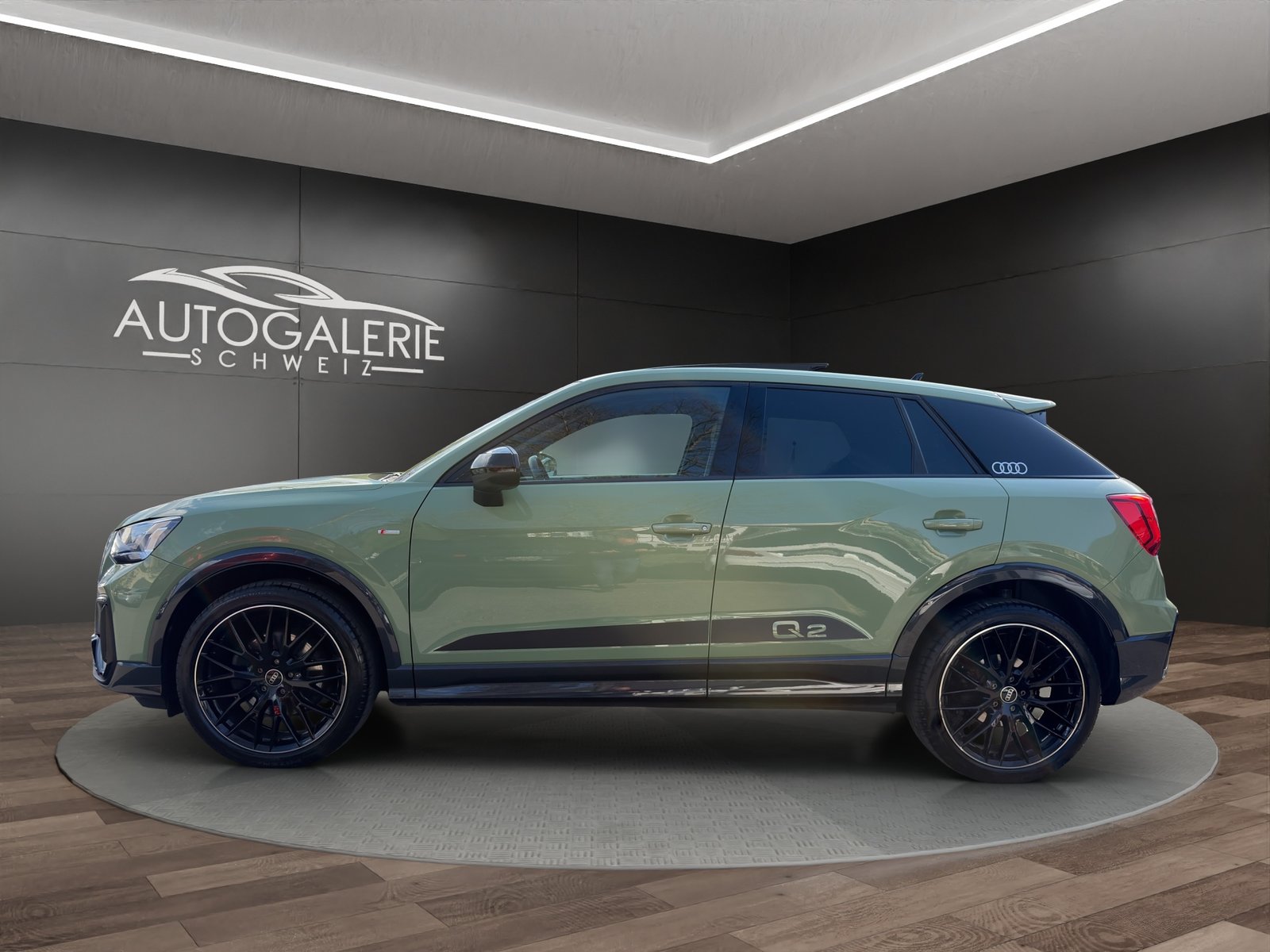 AUDI Q2 40 TFSI S line quattro EDITION ONE CH APPLE GREEN, Petrol, Second hand / Used, Automatic - 2