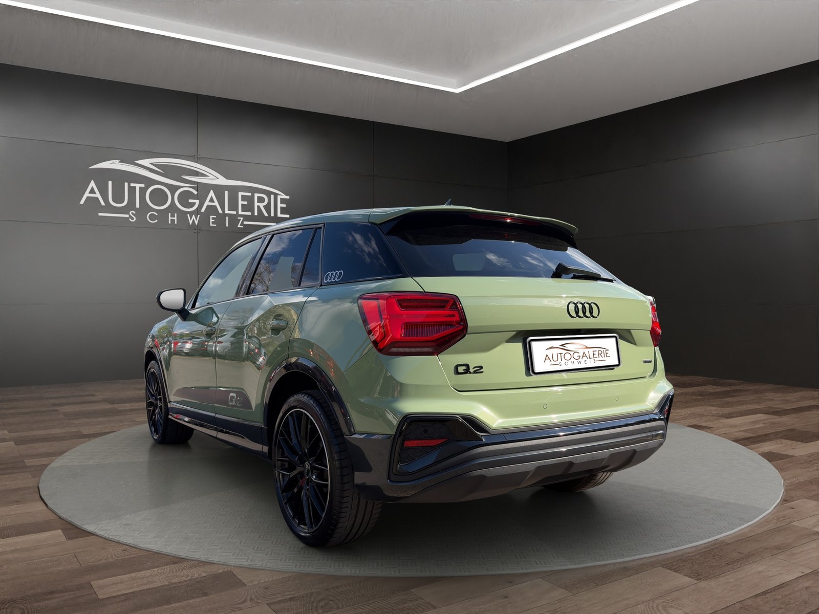 AUDI Q2 40 TFSI S line quattro EDITION ONE CH APPLE GREEN, Petrol, Second hand / Used, Automatic - 3