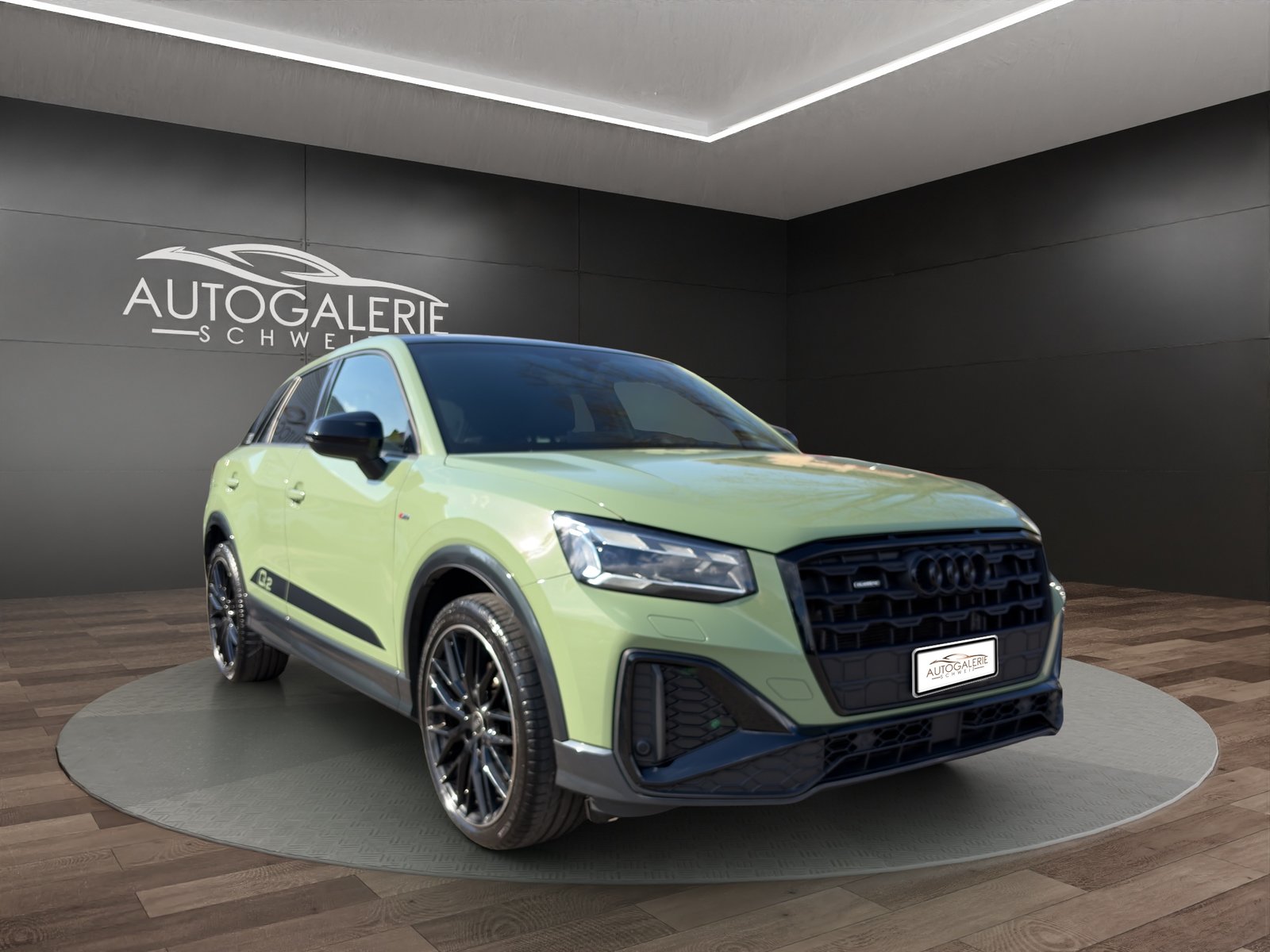 AUDI Q2 40 TFSI S line quattro EDITION ONE CH APPLE GREEN, Petrol, Second hand / Used, Automatic - 7