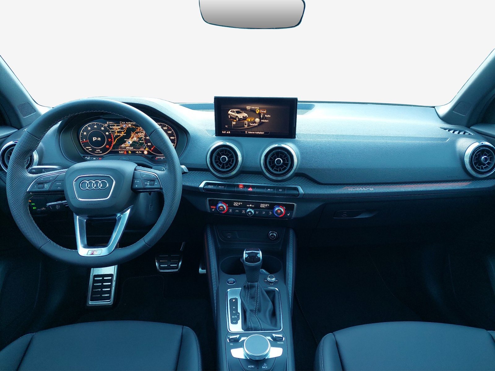 AUDI Q2 40 TFSI S line Attraction, Benzin, Occasion / Gebraucht, Automat - 4