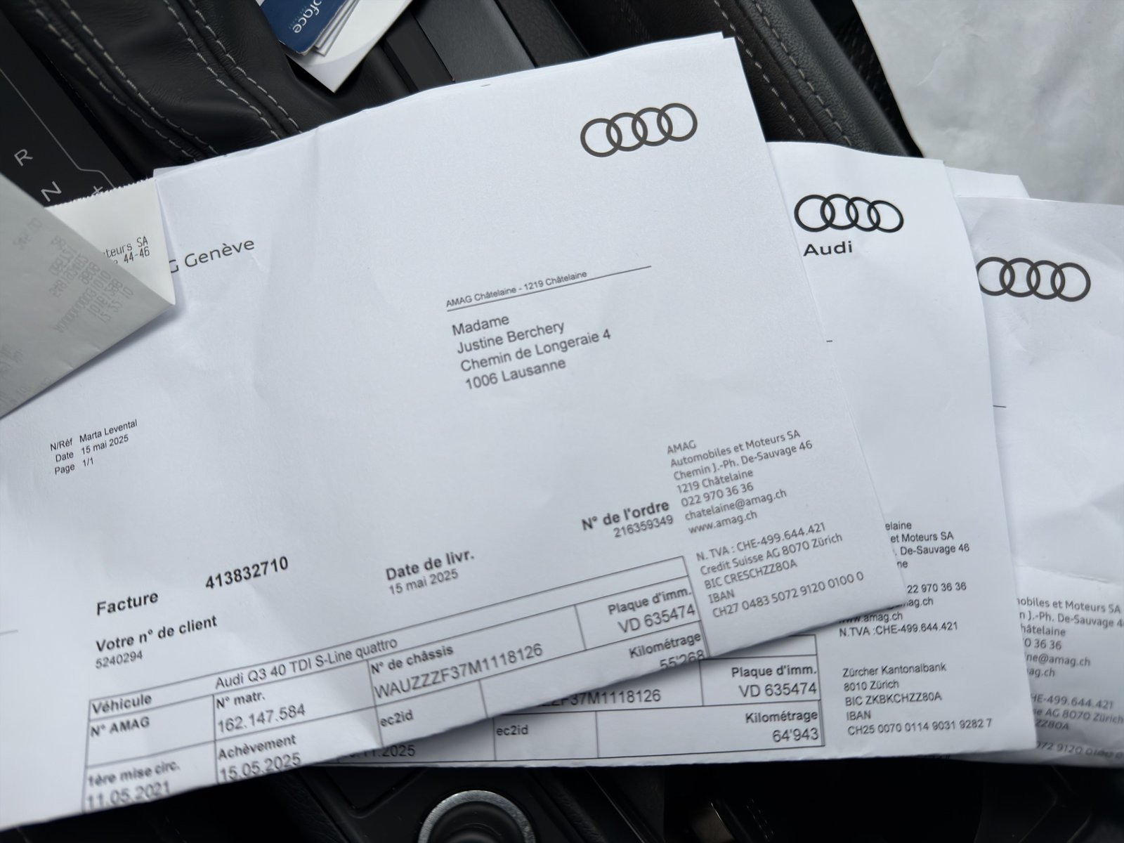 AUDI Q3 40 TDI S line quattro S-tronic, Diesel, Occasion / Utilisé, Automatique - 5