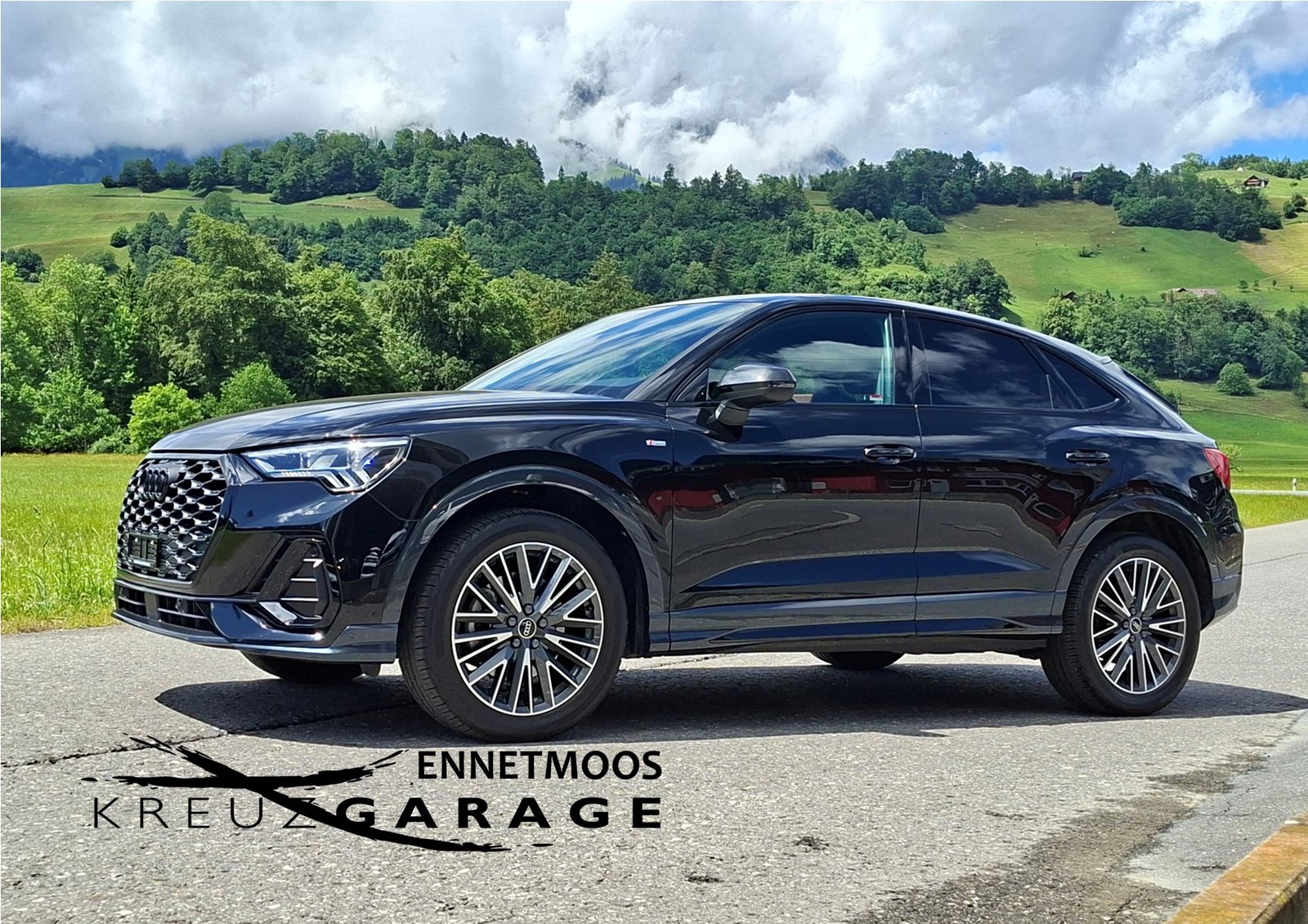 AUDI Q3 Sportback 40 TFSI S line quattro S-tronic *CH-Fahrze, Benzin, Occasion / Gebraucht, Automatik - 2
