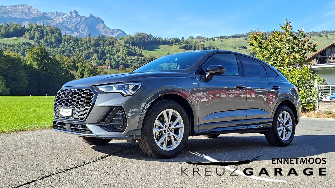 AUDI Q3 Sportback 35 TFSI S line Attraction S-tronic *CH-Fahrzeu, Mild-Hybrid Benzin/Elektro, Occasion / Gebraucht, Automatik