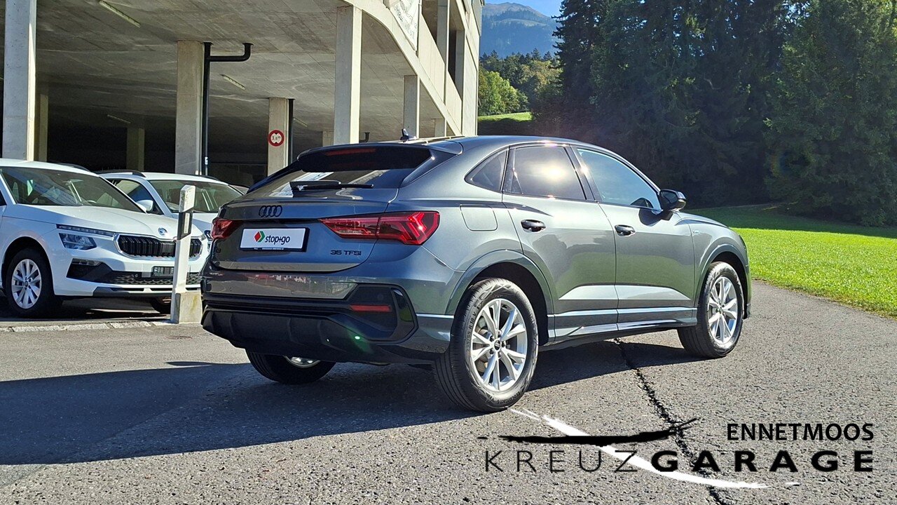 AUDI Q3 Sportback 35 TFSI S line Attraction S-tronic *CH-Fahrzeu, Mild-Hybrid Benzin/Elektro, Occasion / Gebraucht, Automatik - 7