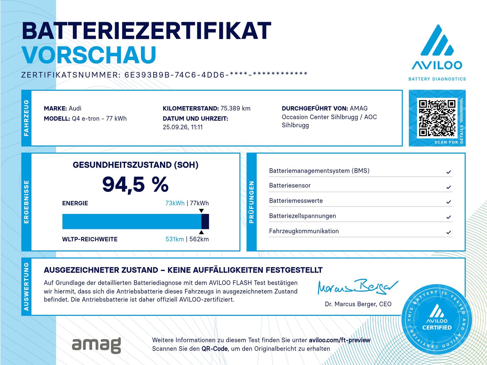 AUDI Q4 50 e-tron quattro, Elektro, Occasion / Gebraucht, Automatik - 4