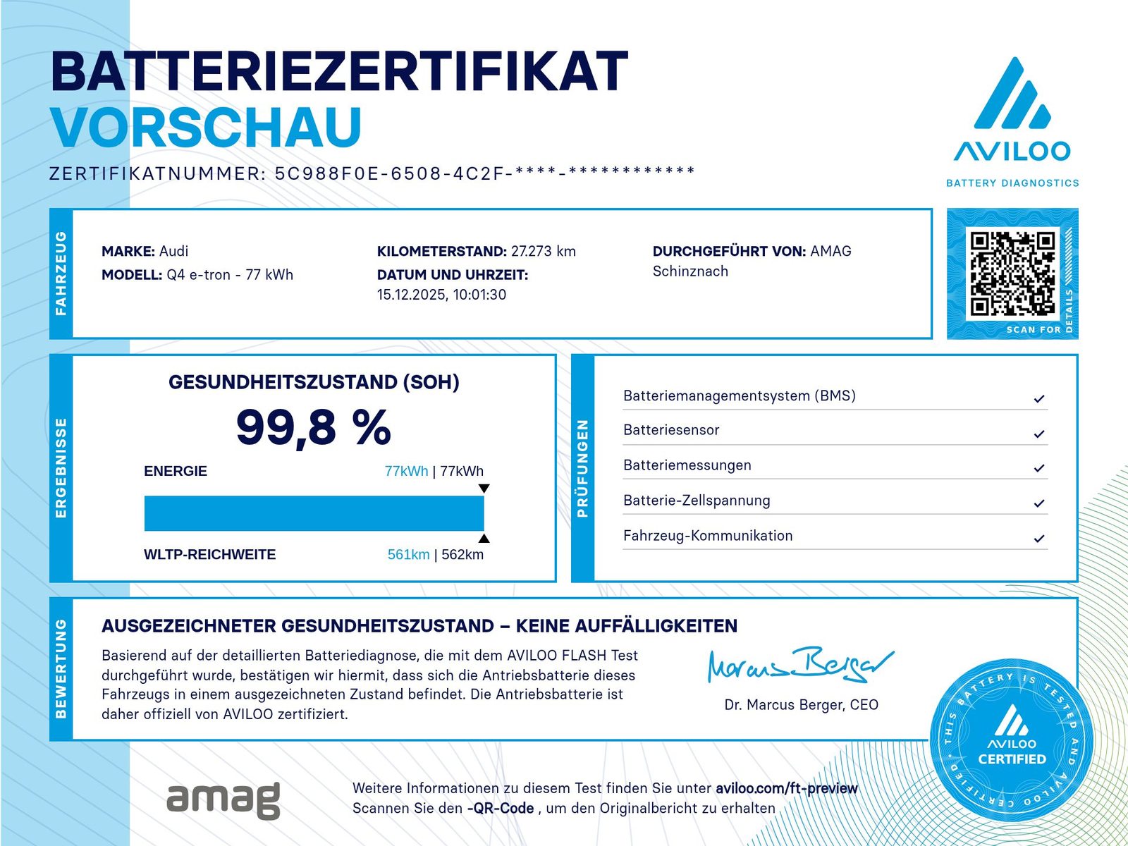 AUDI Q4 SB 55 e-tron quattro, Elektro, Occasion / Gebraucht, Automat - 4