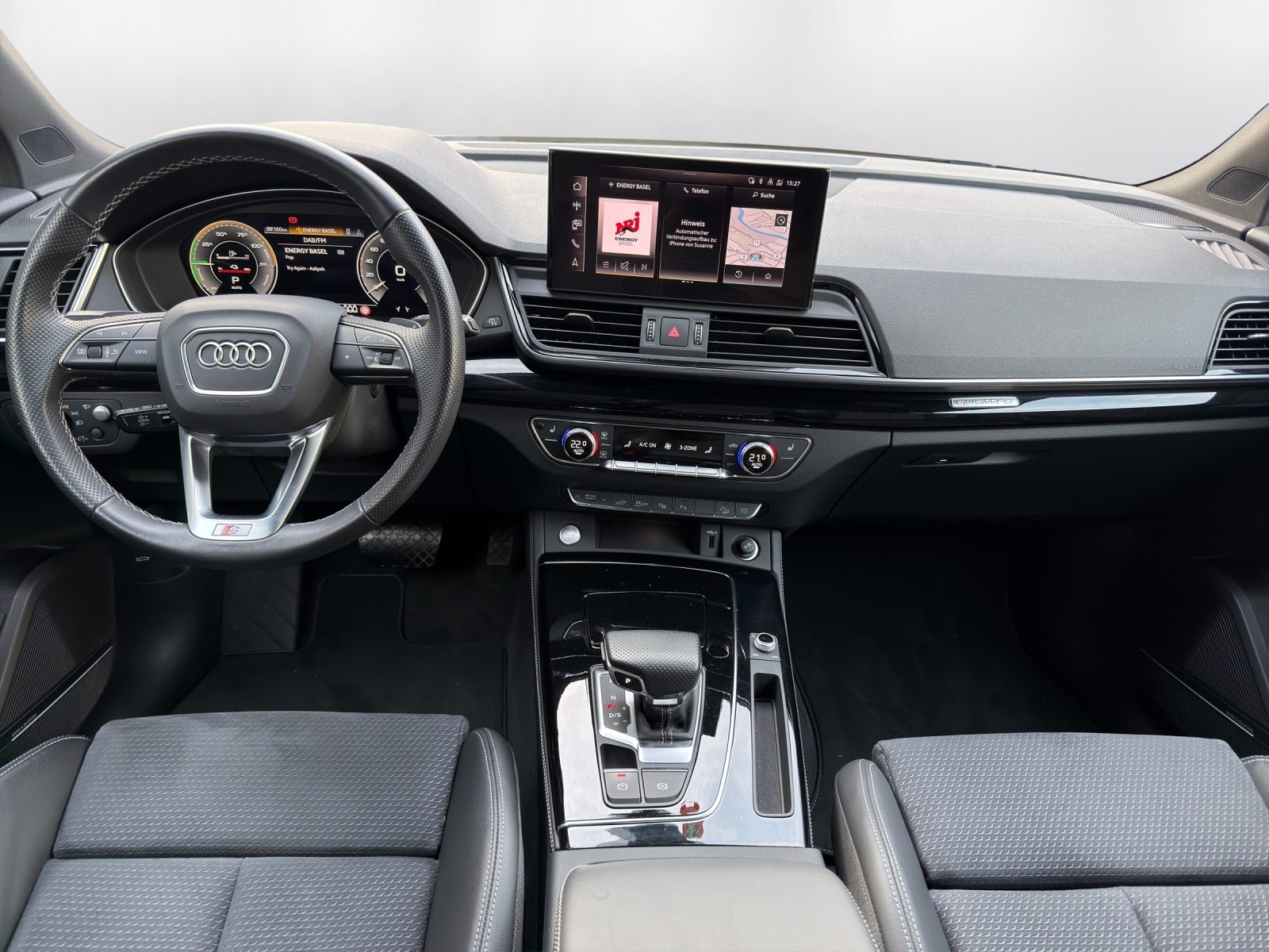 AUDI Q5 SB 55 TFSI e S line, Hybride Intégral Essence/Électricité, Occasion / Utilisé, Automatique - 6