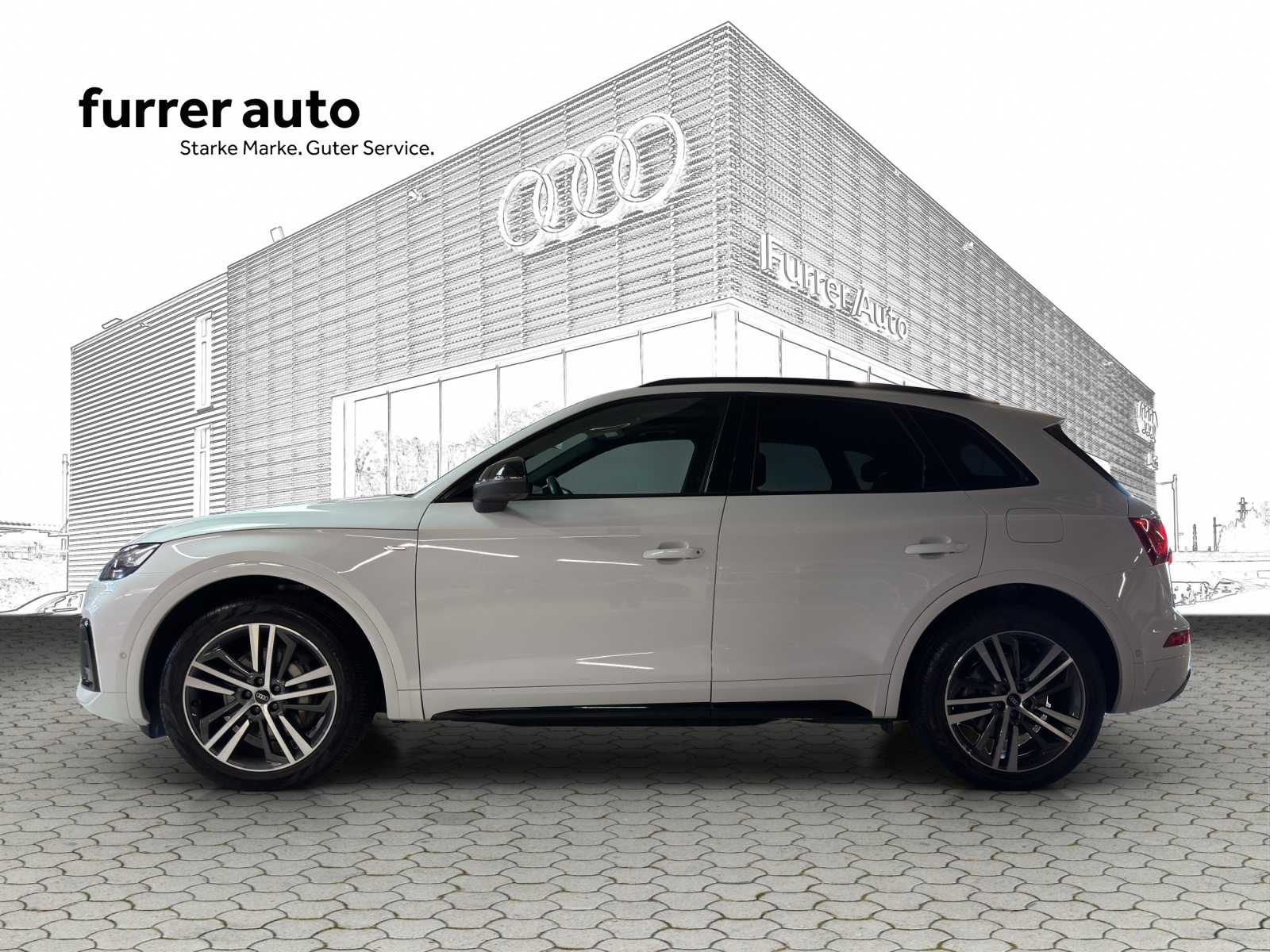 AUDI Q5 50 TFSI e Black Edition, Hybride Intégral Essence/Électricité, Occasion / Utilisé, Automatique - 2