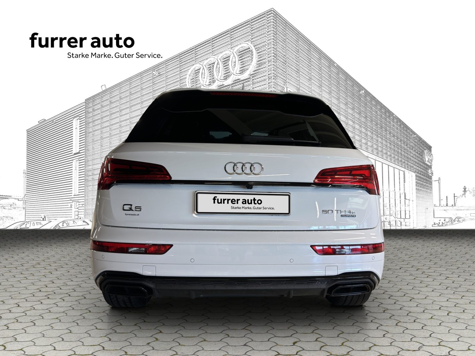 AUDI Q5 50 TFSI e Black Edition, Hybride Intégral Essence/Électricité, Occasion / Utilisé, Automatique - 4