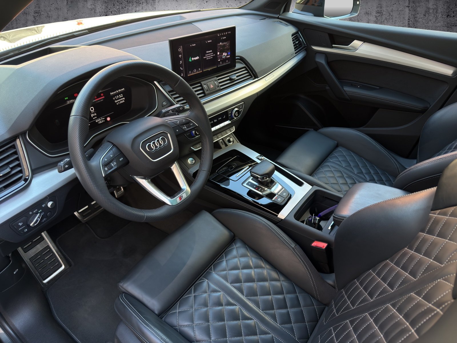 AUDI Q5 40 TDI Black Edition quattro S-tronic *CH-FZG. / Gra, Mild-Hybrid Diesel/Electric, Second hand / Used, Automatic - 7