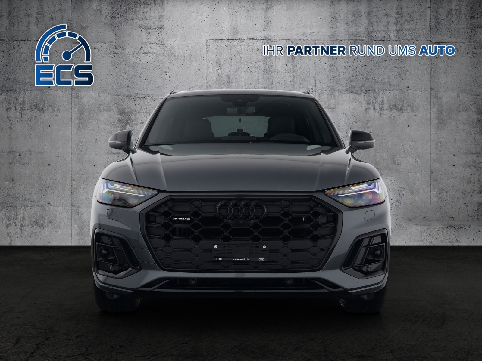 AUDI Q5 40 TDI Black Edition quattro S-tronic *CH-FZG. / Gra, Mild-Hybrid Diesel/Electric, Second hand / Used, Automatic - 2