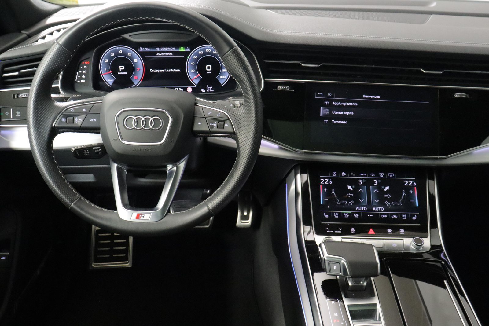 AUDI Q8 3.0 55 TFSI quattro T-Tronic, Hybride Léger Essence/Électricité, Occasion / Utilisé, Automatique - 6